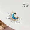 [Rabo de Peixe Lunar] Acessórios de Liga Metálica Pingente Moderno e Exquisito Cor DIY Brincos Pulseira Acessórios de Joias Feitos à Mão