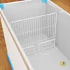 -Divisor de compartimento congelador de metal Deflector de partición de congelador Adecuado para divisores de compartimento de refrigerador Diseño retráctil