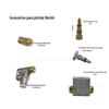 Acessórios para pistola de pulverização Weishi bico de tubo duplo bico de pistola de pulverização de tubo único bico de cobre WF bico de pistola de pulverização de agente desmoldante