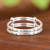 Pulsera infantil de plata pura Golden Deer King con diseño de boca de empuje y tracción, con palo redondo, pulsera de plata con carácter fu sólido, regalo para niños
