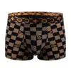 Ropa Interior para Hombre Algodón Puro Calzoncillos de Gama Alta Estampados Transpirables Calzoncillos para Hombre Cómodos Pantalones Cortos Levanta Glúteos Transfronterizo
