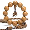 Venta Directa del Fabricante, Gran Cantidad, Precio Excelente, Se Puede Enviar en Nombre del Comprador, Pulsera de Madera con Patrón Completo de Seis Caminos Genuina de la Montaña Wutai, Cuentas Budistas y Coleccionables