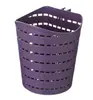 Cesta de Almacenamiento Colgante para Uso Doméstico, Cesta Colgante de Plástico para Cocina y Baño, Cesta de Almacenamiento de Montaje en Pared para Baño, Cesta Pequeña para Ducharse