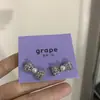Presilha de cabelo laço com strass estilo Zhao Lusi, estilo coreano, clip de franja de alta qualidade, clip lateral, acessório de cabelo feminino para orelha