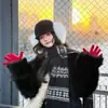 ¡Artículo de moda! Bufanda Larga Estrecha de Doble Raya para Mujer, Otoño e Invierno, Moderna, Versátil, Calentador de Cuello