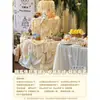 Decoraciones para Pastel de Cumpleaños, Modelo de Paquete de Cinta de Tela para Boda, Decoración de Regalo de Cumpleaños DIY, Decoraciones de Tablero KT