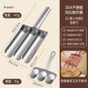 Fabricante de Albóndigas de Cuatro Piezas Transfronterizo Acero Inoxidable Molde para Albóndigas Casero Extrusor de Bolas de Pescado Herramienta para Pasta de Camarones de Cocina
