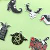1 Nuevo Colgante de Aleación con Goteo de Aceite Serie Mágica de Halloween Colgante para Pulsera DIY Collar Accesorios de Joyería