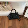 Bolso Tote de PU de Moda para Viajes Diarios para Mujer 2026 Nuevo Elegante Retro Bolso Cuadrado Pequeño Bolso Versátil de Hombro Cruzado