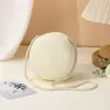Bolso de Paja Bolso Tejido de Playa Nuevo Ingreso 2025 Estilo de Lujo Bolso Redondo Pequeño Tejido de Paja Bolso Cruzado para Teléfono Móvil Grande Mediano Pequeño