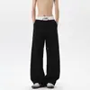 Pantalones de chándal Maison Margiela cleanfit scimitar para hombre otoño marca de moda pantalones pesados americanos pierna recta pierna ancha casual pantalones largos