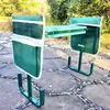 Novo Banco de Joelhos para Jardim Externo, Cadeira de Joelhos com Altura Ajustável, Banco de Ferramentas de Jardim com Bolsa para Ferramentas, Banco de Joelhos para Jardim