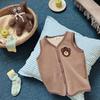 Chaleco de Lana de Oveja para Niños Otoño e Invierno Nuevo Estilo Niños y Niñas Mediano y Grande Chaleco Cálido Familiar