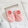 Meias Antiderrapantes para Chão Infantil, Meias Curtas Lisas, Meias Cano Baixo, Meias de Bebê Lisas Finas, Meias Antiderrapantes para Chão de Criança Pequena