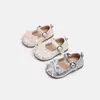 Zapatos para Bebé Niña Zapatos para Niños Pequeños Zapatos de Cuero 0-3 Años Otoño Nuevo Niñas Suela Súper Suave Lazo Perla Zapatos de Princesa