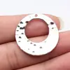 32X32Mm 4.4g Multicor Acessórios de Pingente DIY Padrão de Martelo Pingente Redondo