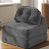 Sofá Cama Compacto Más Vendido de Amazon, Sillón Sofá de Piso Individual de Pana, Paquete Enrollado al Vacío, No Requiere Instalación