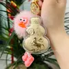 Llavero de Oro Puro 999, La Riqueza Viene de Todas Partes, Colgante de Oro, Adorno para Bolso, Regalo para Novia o Mejor Amiga, Regalo de Joyería