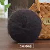 Suéter cachecol casaco de lã mohair tricotado à mão bola de lã suéter de bebê xale lã fina