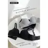 2cm Sujetador Push-Up Pequeño para Pechos Pequeños, con Letras, Sin Aros, Sensación Redonda y de Piel Desnuda, Sujetador de una Sola Pieza Amigable con la Piel