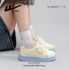 2026 Nuevos Zapatos de Mujer Versátiles para Moda de Primavera con Elegante Diseño de Bloques de Color, Tenis Cómodos, Zapatos Casuales de Estilo Coreano de Alto Valor