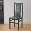 Cadeira de Jantar para Hotel, Novo Estilo Chinês Luxo Leve para Restaurante, Sala Privada, Banquete, Hot Pot, Alta Encosto, Arte em Ferro Comercial para Restaurantes