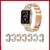 Correa para Apple Watch - Correa de Metal de Acero Inoxidable con Cuentas de Piedra Ojo de Gato para Apple Watch SE 654