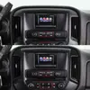 Adequado para 14-18 Gmc 1500 Interior de Carro Modificado Camurça Moldura de Saída de Ar Adesivo Decorativo
