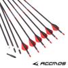 ACC Red Label 2 polegadas pena de borracha 5,2 diâmetro interno pura seta de carbono composto recurva arco flecha arco e flecha equipamentos de fábrica vendas diretas