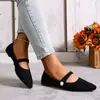 Sapatos de Tamanho Grande, Sapatos Baixos de Bico Fino Estilo Coreano, Novos Sapatos Mary Jane Femininos, Sapatos Baixos Transfronteiriços de Comércio Exterior, Dropshipping