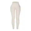 Calças de yoga caneladas outono e inverno europeias e americanas transfronteiriças, calças de ginástica sem costura, leggings esportivos de cintura alta, leggings para yoga