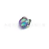 Brincos de Nariz com Haste de Titânio F136 Opala Gelatinosa Aurora Bola Piercing Corporal de Liga de Titânio G23 Haste de Osso da Orelha