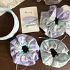 Nuevas Gomas para el Cabello, Pinzas para el Cabello, Cuerdas para el Cabello, Diademas a Cuadros Azules y Morados para Niños