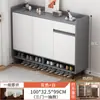 Zapatero mueble de entrada mueble de almacenamiento integrado en la pared 2026 nuevo modelo zapatero de almacenamiento entrada del hogar sensación de alta gama