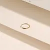 Anillo Rosa de Moda Caliente Transfronterizo Anillo para Dedo Índice Estilo Frío Anillo de Acero de Titanio Simple Ins Tendencia Celebridad de Internet para Mujer Europeo y Americano
