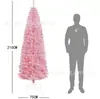 Árbol de Navidad Rosa Lindo y Atmosférico de Venta Caliente Transfronteriza Decoración para Fiesta y Evento Festivo Mini Adornos Árboles Artificiales