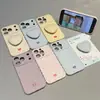 Estampa de Coração com Bolinhas Coloridas Capa para Celular iPhone 15 Torna-se Instantaneamente Lado Feminino do Apple 17 Capa Macia de Coração 13
