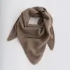 Bufanda Chal de Cachemira 100% Pura para Mujer Doble Propósito Triángulo Versátil Otoño e Invierno Nueva Bufanda Triángulo Moda