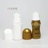 Botella de bola de 30 ml Botella de perfume de PE Botella de plástico de 50 ml Botella de desodorante roll-on Bola de exfoliante Bola