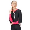 Vendas diretas de fábrica transfronteiriças, traje de mergulho profissional, manga longa, slim slim, treinamento, protetor solar, conservador, traje de banho feminino personalizado