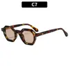 Nuevas Gafas de Sol Polygonales Retro de Moda con Protección Solar para Hombres y Mujeres Gafas de Sol de Personalidad Transfronterizas Europeas y Americanas Gafas de Sol Casuales
