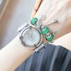 Reloj informal de negocios para hombre, reloj luminoso con estrellas giratorias para mujer, reloj artístico sencillo, reloj para estudiantes