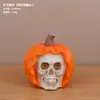 Luz de Noche de Fantasma de Halloween Transfronteriza Artesanía de Resina Decoración del Hogar Adorno de Escritorio Lámpara de Calabaza Divertida Luminosa