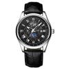 Reloj popular de comercio exterior transfronterizo para hombre, reloj luminoso resistente al agua con correa de cuarzo lunar, reloj de camarones para hombre