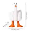 Producto nuevo transfronterizo Pato You pato de dedo medio creativo decoración, estatua divertida, adorno de artesanía de resina para jardín