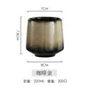 Estilo japonés horno vintage café Oro Cerámica creativa simple de alta gama lujo ligero Taza Bol plato plato vajilla conjunto combinado