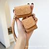 Bolsa de Cosméticos de Grano de Corcho Personalizada por el Fabricante, Bolsa para Audífonos, Bolsa de Cubo, Personalizada con Dibujos y Pruebas, de Alta Gama
