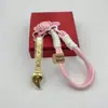 Moda Versátil Hazte Rico Inmediatamente Tesoro Princesa Por Favor Hazte Rico Llavero Creativo Colgante para Bolso Artículo de Moda