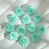 Flor de Rosa Artificial Mate de 4 cm Materiales para Manualidades Flores de Rosa Decoración del Hogar Manualidades Accesorios para Ropa DIY