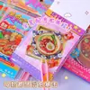 Novos Adesivos de Cena com Tema de Comida Decorações de Miniatura DIY Adesivos de Cena para Diários Criativos Feitos à Mão Livros Silenciosos